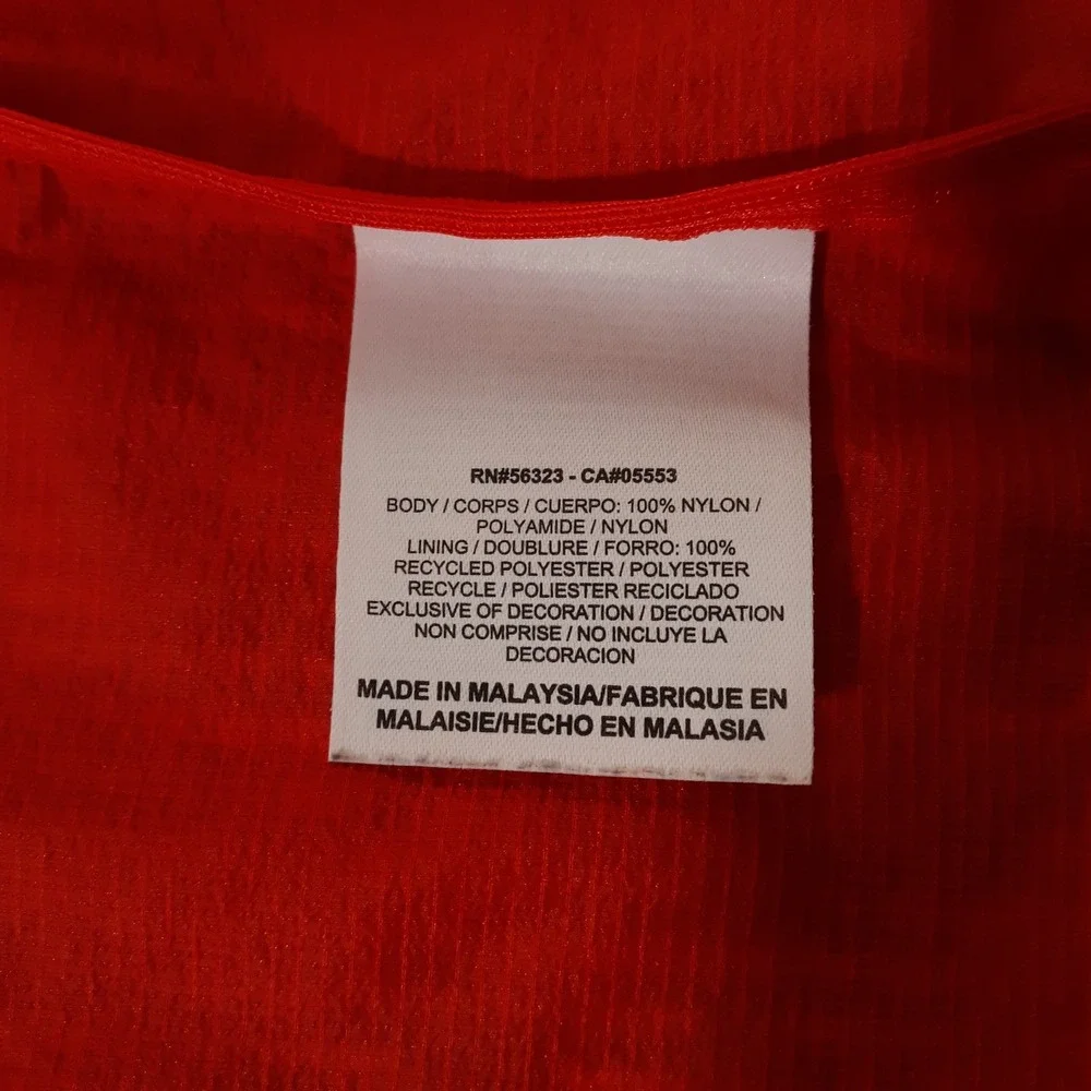 Nike Running Jacket Womens Small Full Zip Athletic Nylon Hooded Orange Jogger